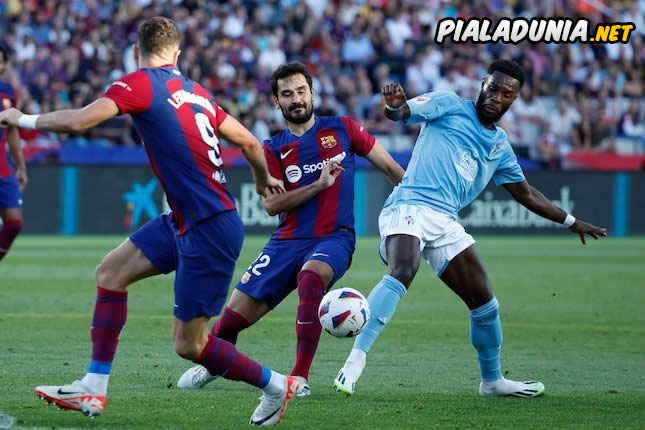 Hasil Barcelona vs Celta Vigo: Skor 3-2