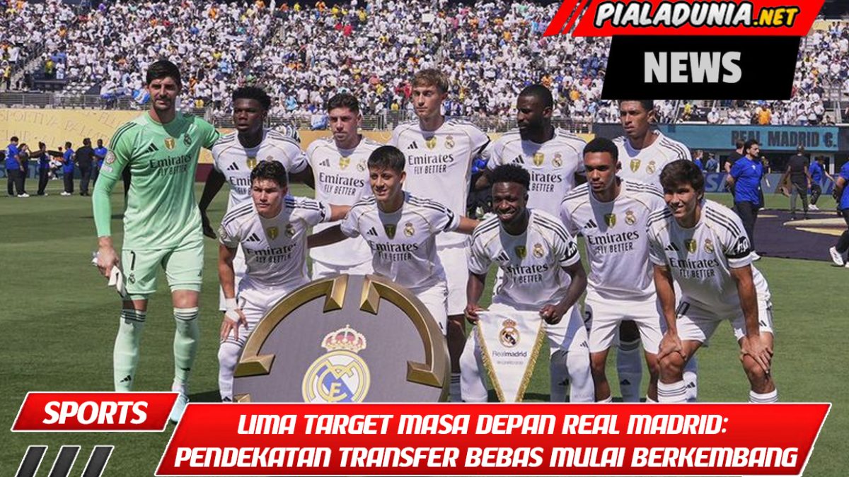 Lima Target Masa Depan Real Madrid: Pendekatan Transfer Bebas Mulai Berkembang