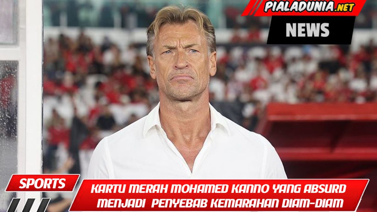 Apakah kartu merah Mohamed Kanno yang absurd menjadi penyebab kemarahan diam-diam pelatih Arab Saudi tersebut?