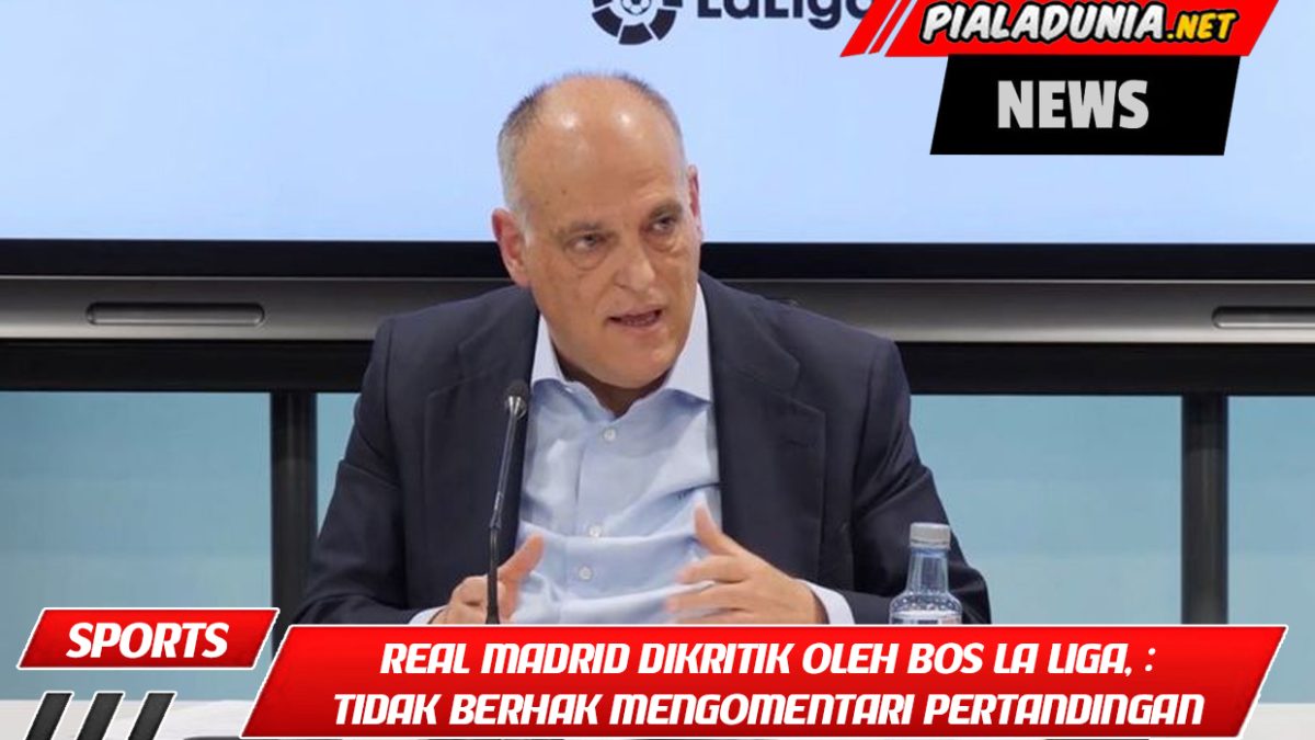 Real Madrid dikritik oleh bos La Liga, yang mengatakan mereka tidak berhak mengomentari pertandingan Barcelona di Miami.