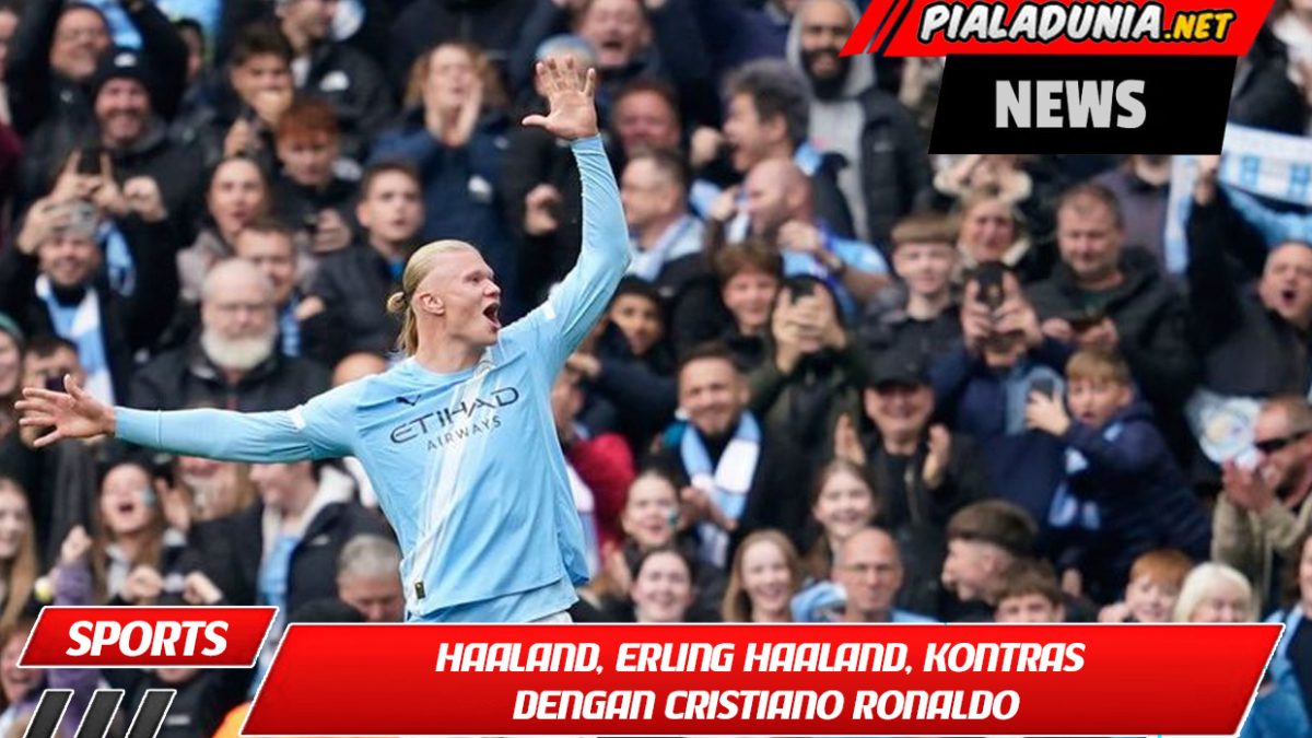 Haaland, Erling Haaland, Kontras dengan Cristiano Ronaldo