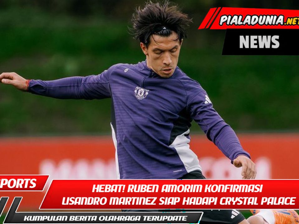 Hebat! Ruben Amorim Konfirmasi Lisandro Martinez Siap Hadapi Crystal Palace